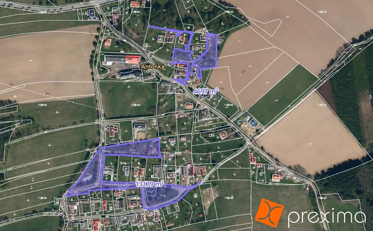 Prodej podílu 2/72 pozemku 496 m²